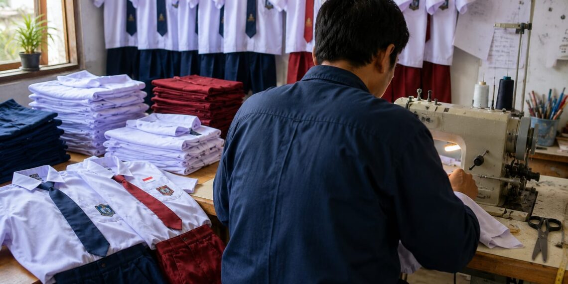 600 Penjahit Lokal Bontang Mulai Kerjakan Seragam Sekolah Gratis