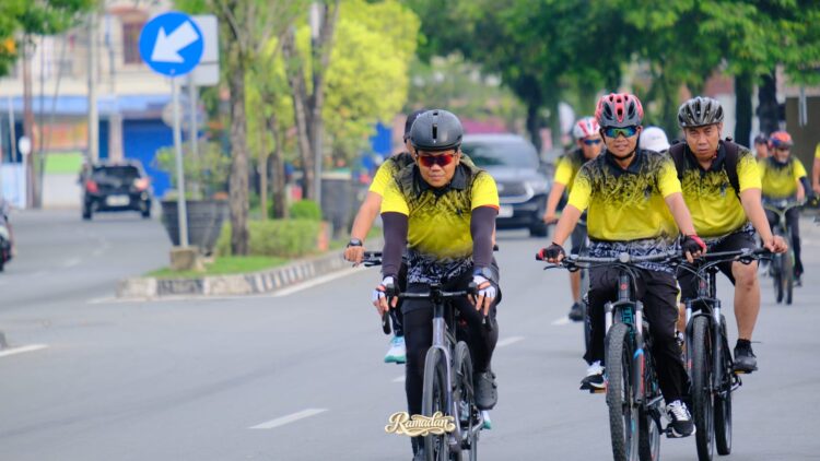 Jaga Kebugaran dan Soliditas Satuan, Dandim 0908/Bontang Gowes Bersama Anggota
