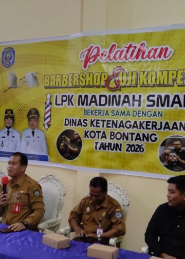 Pelatihan Barbershop Dimulai, Disnaker Bontang Bekali 28 Peserta Siap Bersaing Lahirkan Wirausaha Baru