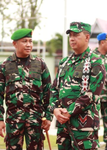 Pangdam VI/Mulawarman Kunjungi Kodim 0908/Bontang, Berikan Arahan Kepada Prajurit