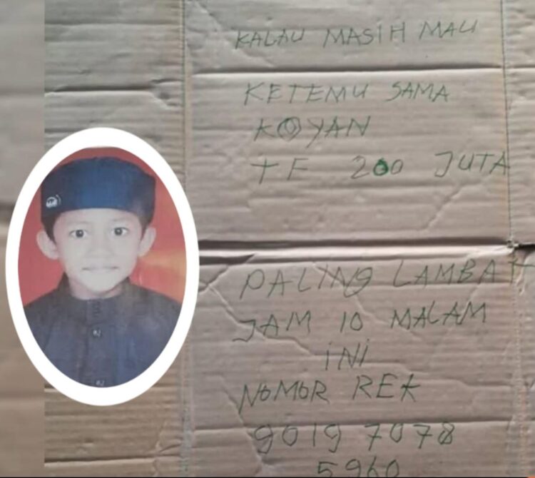 Heboh Anak Hilang di Sangatta Utara, Muncul Pesan Minta Tebusan Rp200 Juta