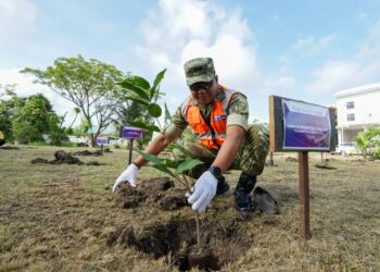 Hari Lingkungan Hidup, Dandim Bontang Hadiri Penanaman Pohon & Restorasi Terumbu Karang