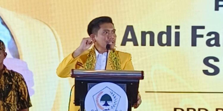 Kembali Pimpin Golkar Bontang, Berikut Isi Pidato Politik Andi Faiz Pasca Terpilih Aklamasi