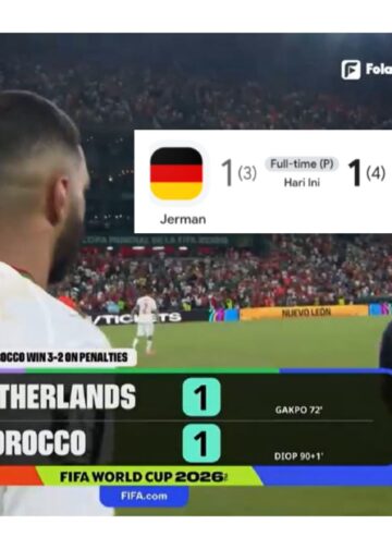 Hasil Piala Dunia: Jerman dan Belanda Angkat Koper, Sama-sama Kalah Adu Penalti