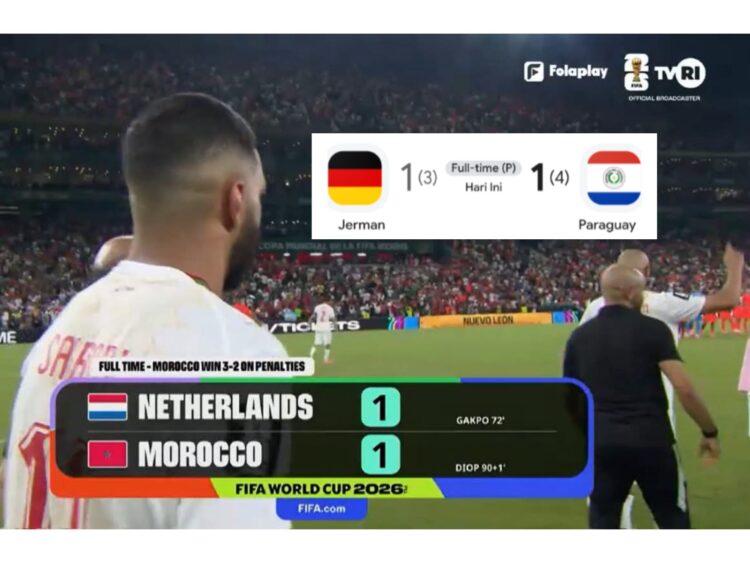 Hasil Piala Dunia: Jerman dan Belanda Angkat Koper, Sama-sama Kalah Adu Penalti