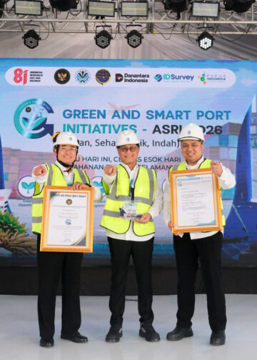 Transformasi Pelabuhan Pupuk Kaltim Raih Bintang 5 Green and Smart Port ASRI 2026