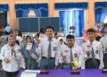 KPU Kota Bontang Kenalkan Tata Cara Memilih kepada Pemilih Pemula Penyandang Disabilitas