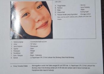 Remaja 15 Tahun di Loktuan Dilaporkan Hilang, Keluarga Buat Laporan Polisi