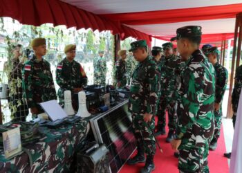 350 Tentara Yonarhanud 7/ABC Dipersiapkan Jaga Perbatasan, Pangdam Cek Langsung Kesiapan