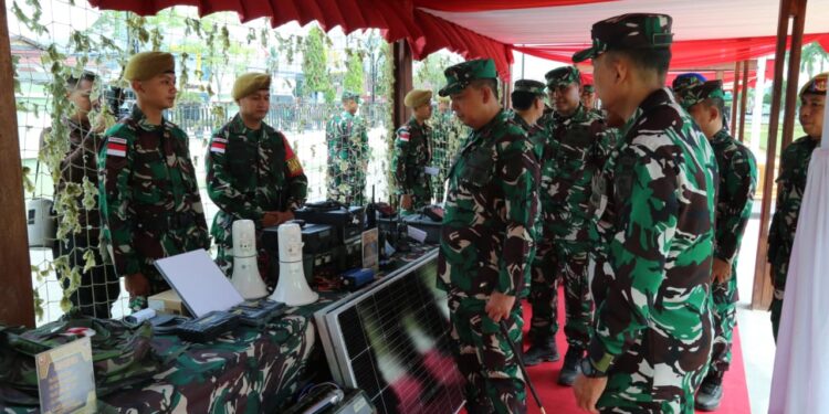350 Tentara Yonarhanud 7/ABC Dipersiapkan Jaga Perbatasan, Pangdam Cek Langsung Kesiapan