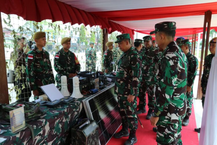 350 Tentara Yonarhanud 7/ABC Dipersiapkan Jaga Perbatasan, Pangdam Cek Langsung Kesiapan