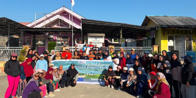 Gandeng Posyandu, Gerakan Peduli Sehat PT KMI di Loktuan Kembali Berlanjut 