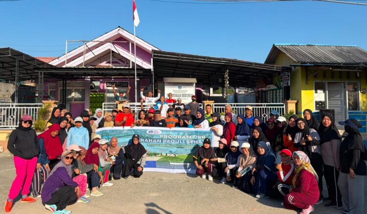 Gandeng Posyandu, Gerakan Peduli Sehat PT KMI di Loktuan Kembali Berlanjut 