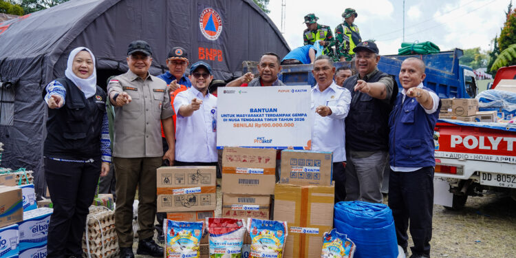 Lewat PKT Proaktif, Pupuk Kaltim Salurkan Logistik dan Kebutuhan Mendesak bagi Korban Gempa NTT