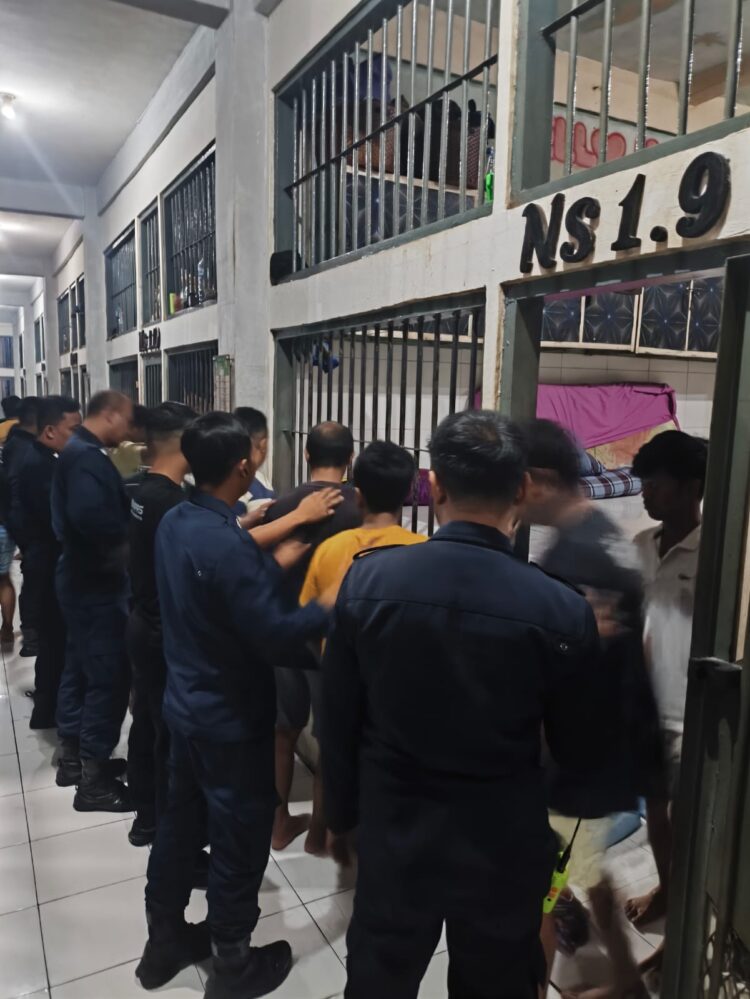 Pastikan Kondusif, Tim Patnal Lapas Bontang Gelar Investigasi