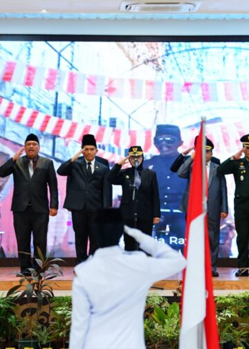 Dandim 0908/Bontang Hadiri Pengukuhan Paskibraka Kota Bontang Tahun 2026