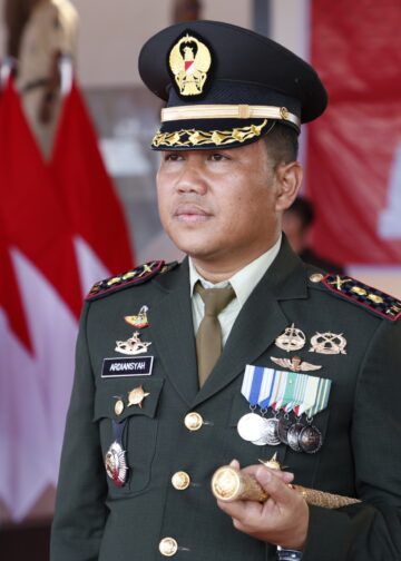 Momen Dandim Ardiansyah Hadiri Upacara Peringatan Proklamasi HUT Ke-81 Kemerdekaan RI