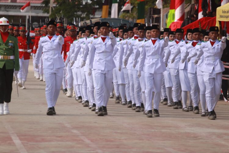 Paskibraka Bontang Sukses Laksanakan Tugas, Upacara HUT RI Berlangsung Khidmat