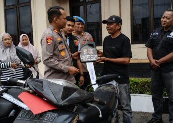 Polres Bontang Kembalikan Motor Curian, Pedagang Ikan: Ini untuk Bolak-balik ke Pasar