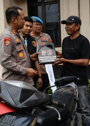 Polres Bontang Kembalikan Motor Curian, Pedagang Ikan: Ini untuk Bolak-balik ke Pasar