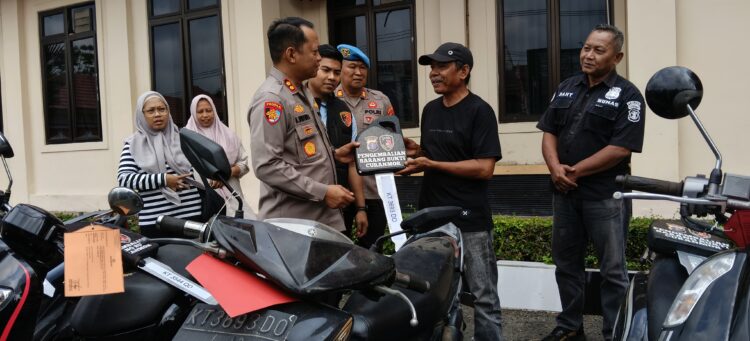 Polres Bontang Kembalikan Motor Curian, Pedagang Ikan: Ini untuk Bolak-balik ke Pasar