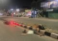 Tabrak Pot Bunga Depan Gerbang Perum BSD, Pemotor Dilarikan ke Rumah Sakit