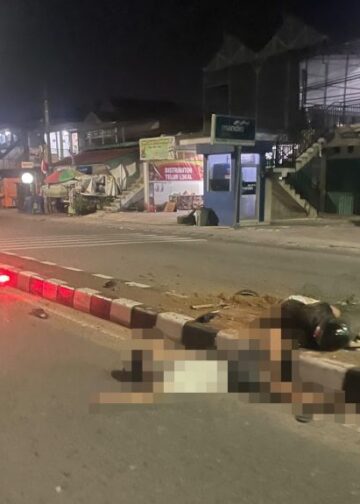 Tabrak Pot Bunga Depan Gerbang Perum BSD, Pemotor Dilarikan ke Rumah Sakit