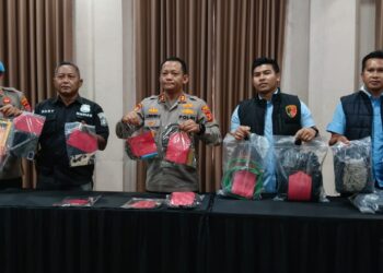 Polres Bontang Tangkap 22 Tersangka Pencurian dalam 3 Bulan, Termasuk 12 Kasus Curat