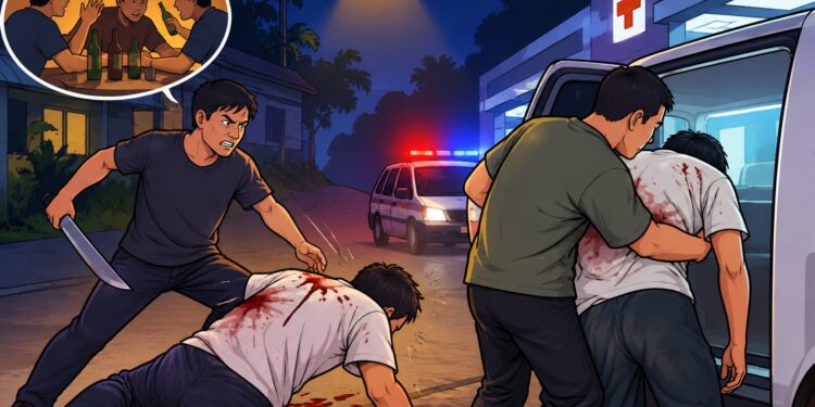 Mabuk Bareng, Kronologis Korban Pembacokan di Kusnodo Diantar Pelaku ke RS PKT