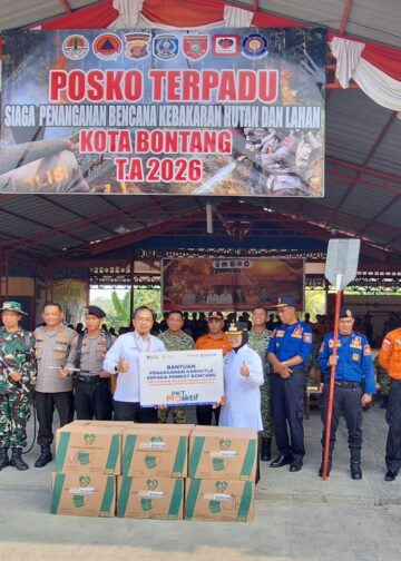 Perkuat Sinergi, Posko Bersama Karhutla Bontang Resmi Diluncurkan