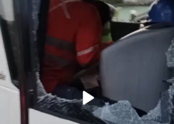 Kecelakaan Fatal Dekat Tugu Selamat Datang Bontang, Bus Karyawan Tambang Vs Truk