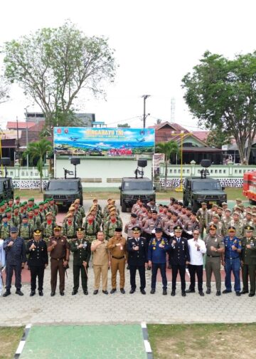 Kodim 0908/Bontang Gelar Upacara HUT TNI, Dandim Tegaskan Jaga Kepercayaan Rakyat