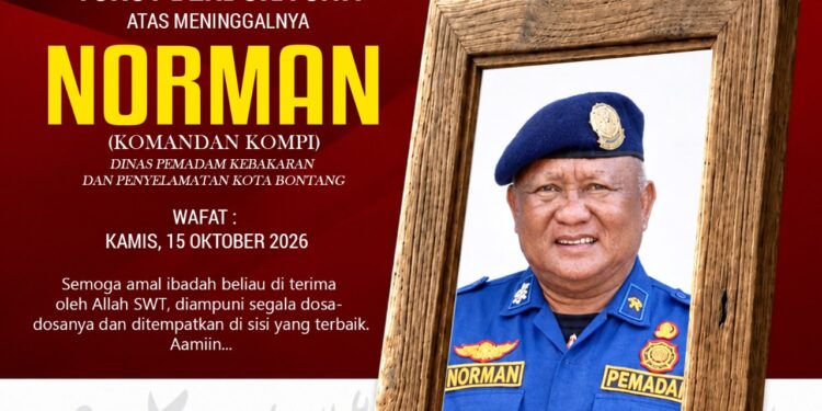 Kabar Duka, Komandan Damkar Kebanggaan Bontang Norman Tutup Usia